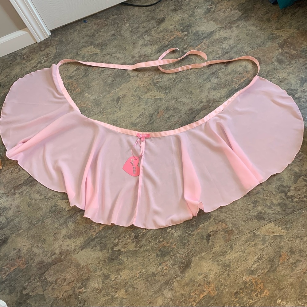 Semi Sheer Ballet Wrap Skirt